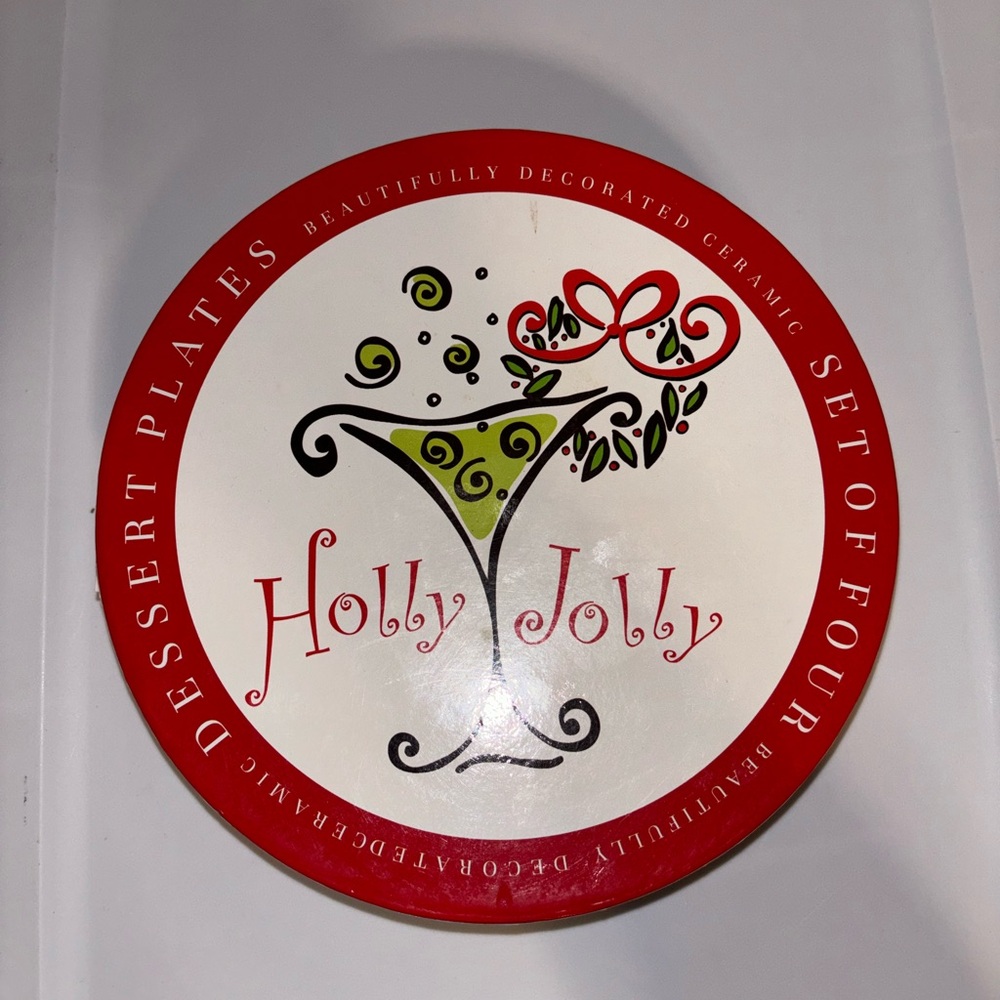 🌹 Holly Jolly Desert Plates 4